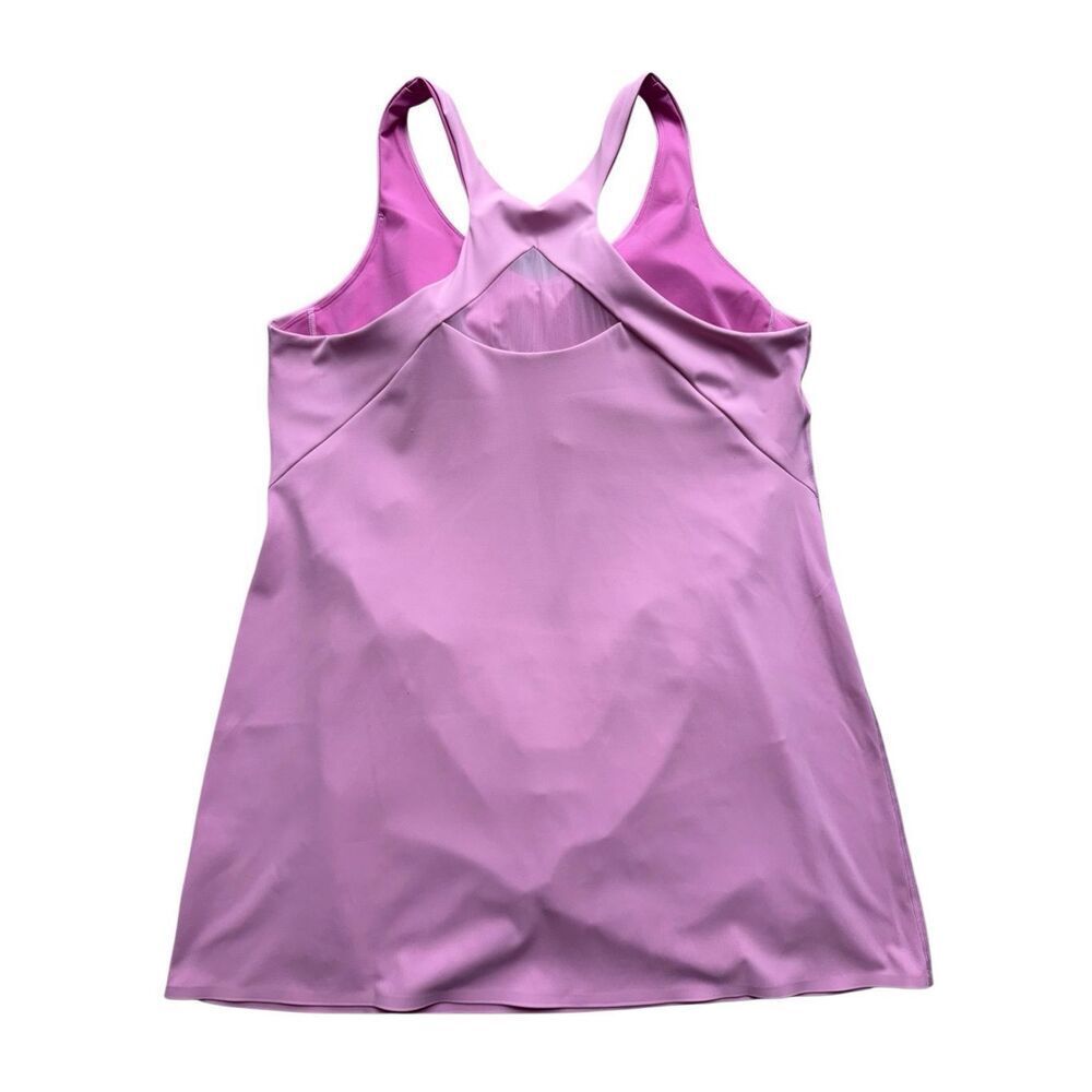 SPANXshape Get Moving V-Neck Athleisure Dress In Pink Petunia Size 1X - Picture 8 of 11